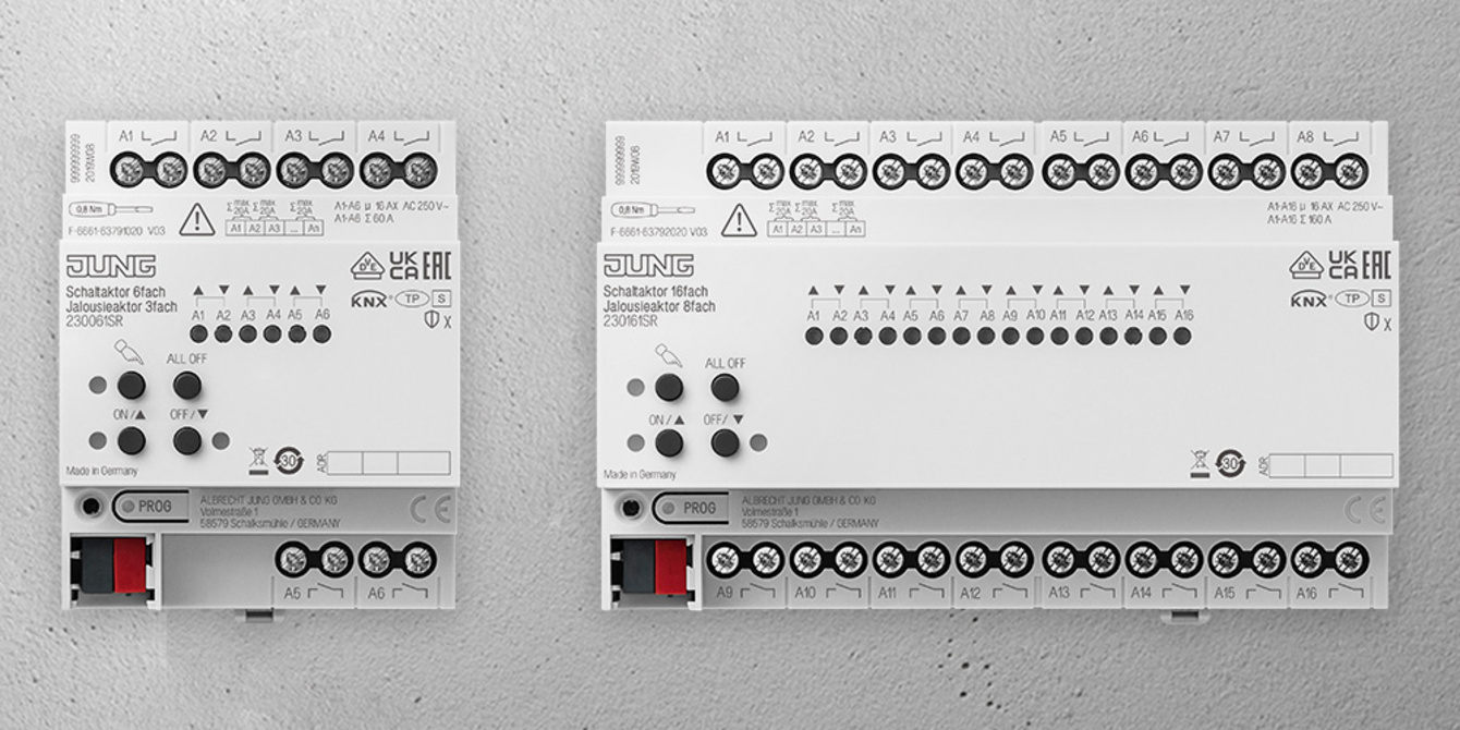 KNX Schalt- und Jalousieaktoren bei Stellwag Elektrotechnik in Biebertal