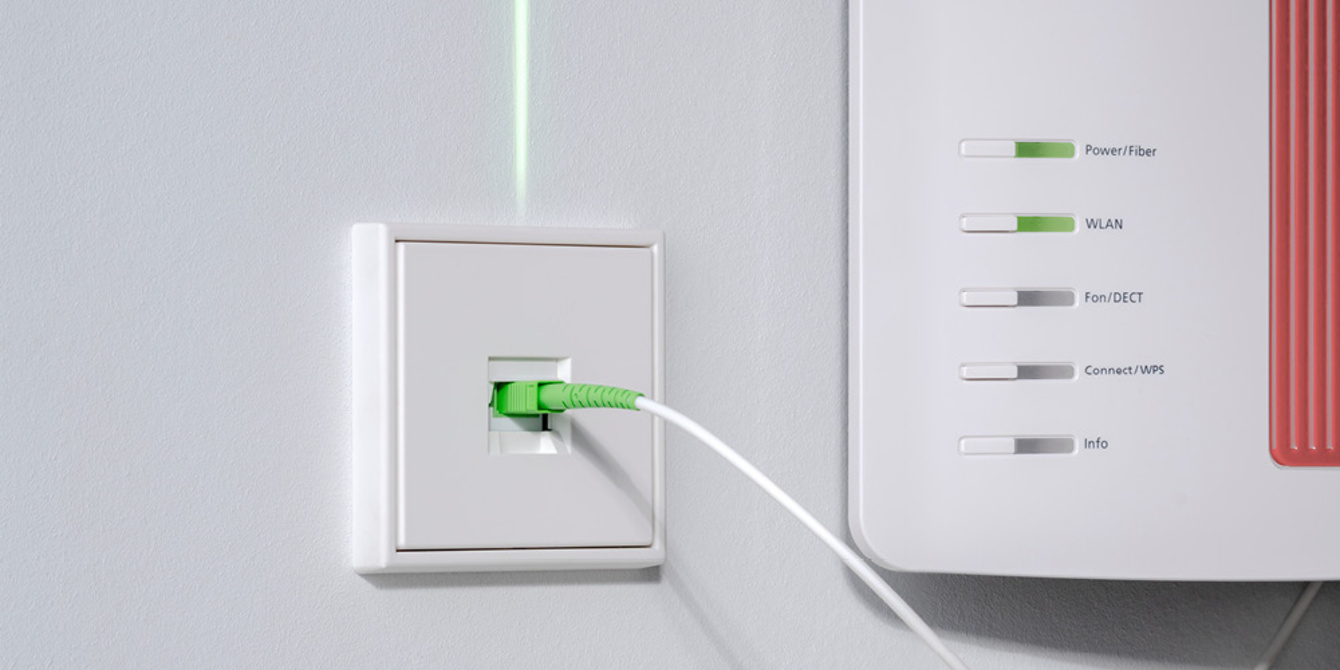 Die neuen Glasfaser-Anschlussdosen bei Stellwag Elektrotechnik in Biebertal